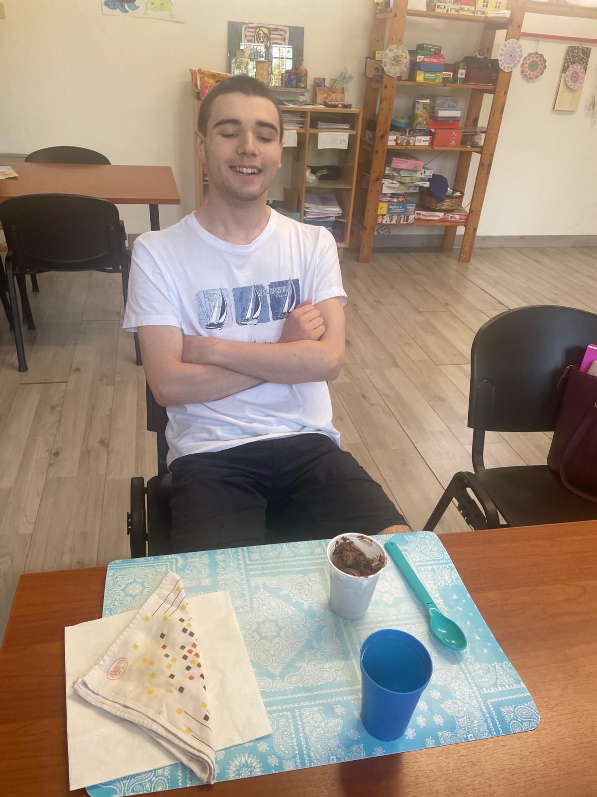 Un momento quotidiano nella Casa